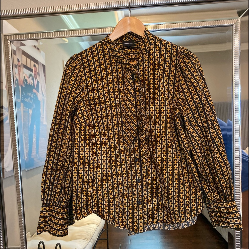 Who what wear chain link blouse